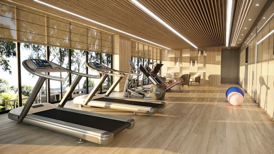Interior del gimnasio
